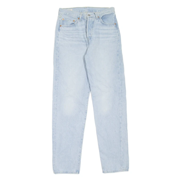 LEVI'S 501 BIG E Jeans 81 Womens Blue Regular Straight Stone Wash W27 L31
