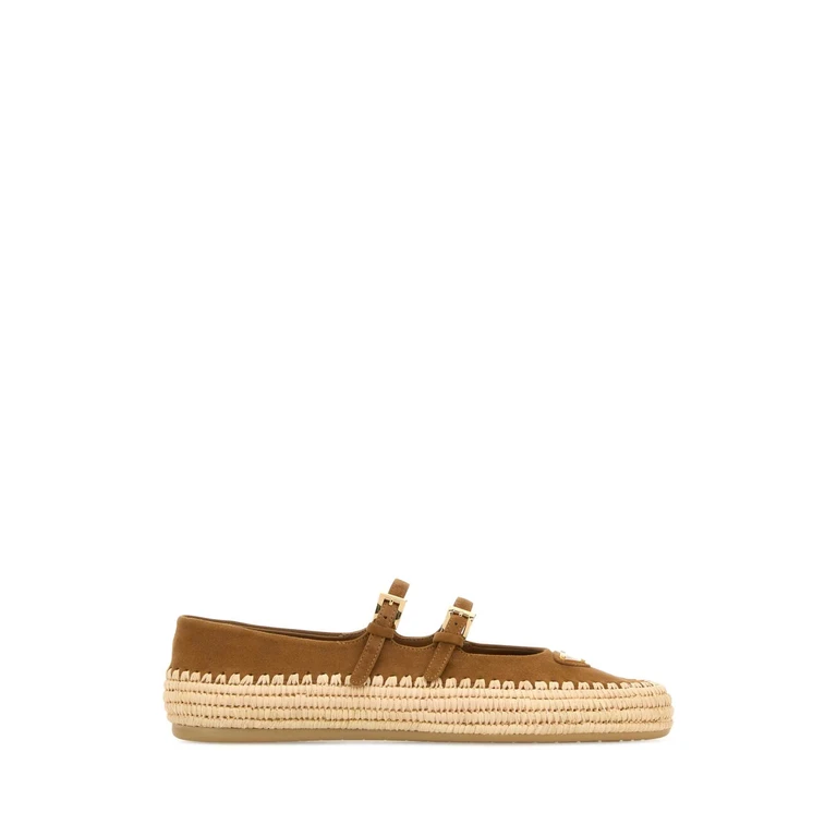 Camel Suede Ballerinas Cannella Ballerine - Women