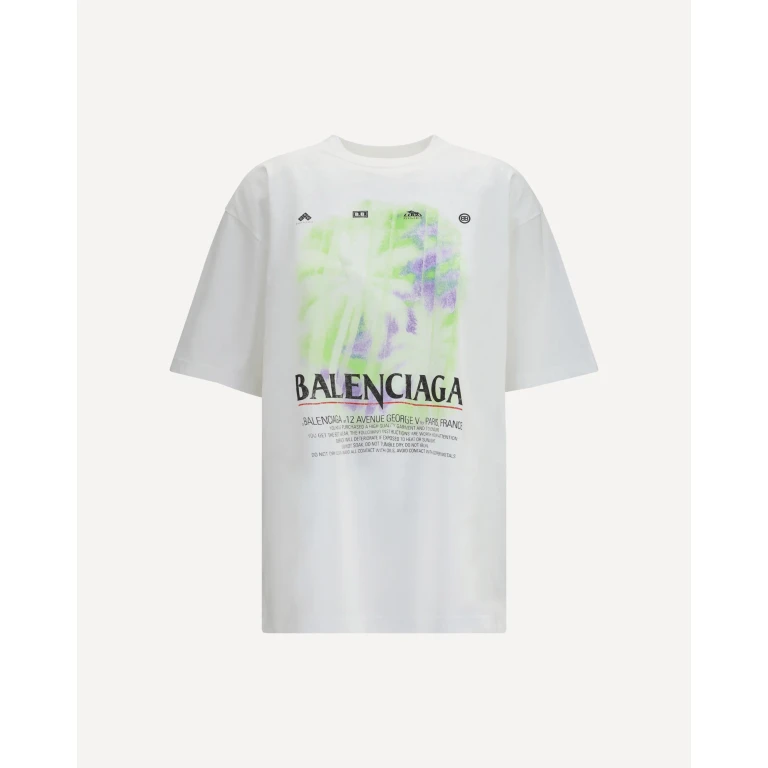 BALENCIAGA Printed cotton T-shirt Female S