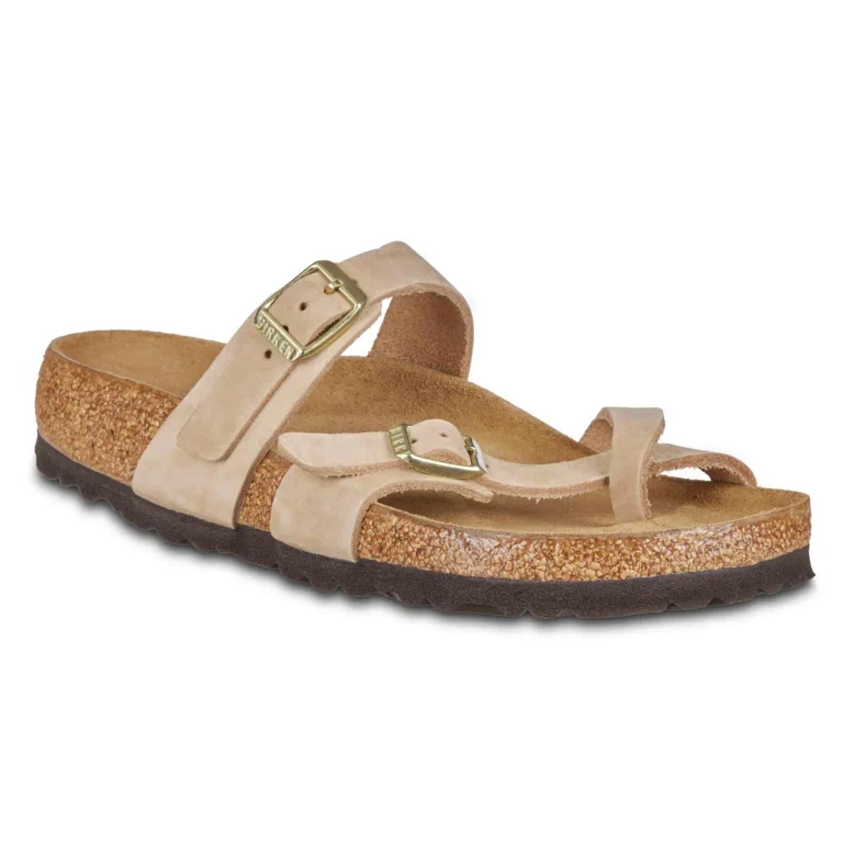 Women's Mayari Soft Footbed Nubuck Leather Sandcastle Sandals