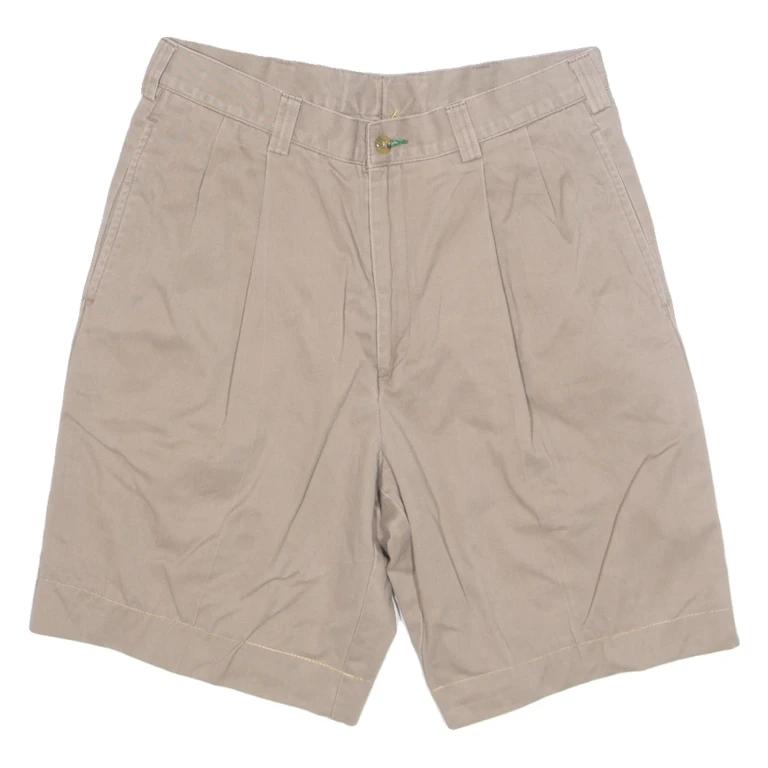 TOMMY HILFIGER Mens Chino Shorts Brown 90s M W31