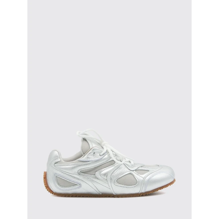 Slow Runner Low Top Laminated Leather and Mesh Sneakers (F4233001)