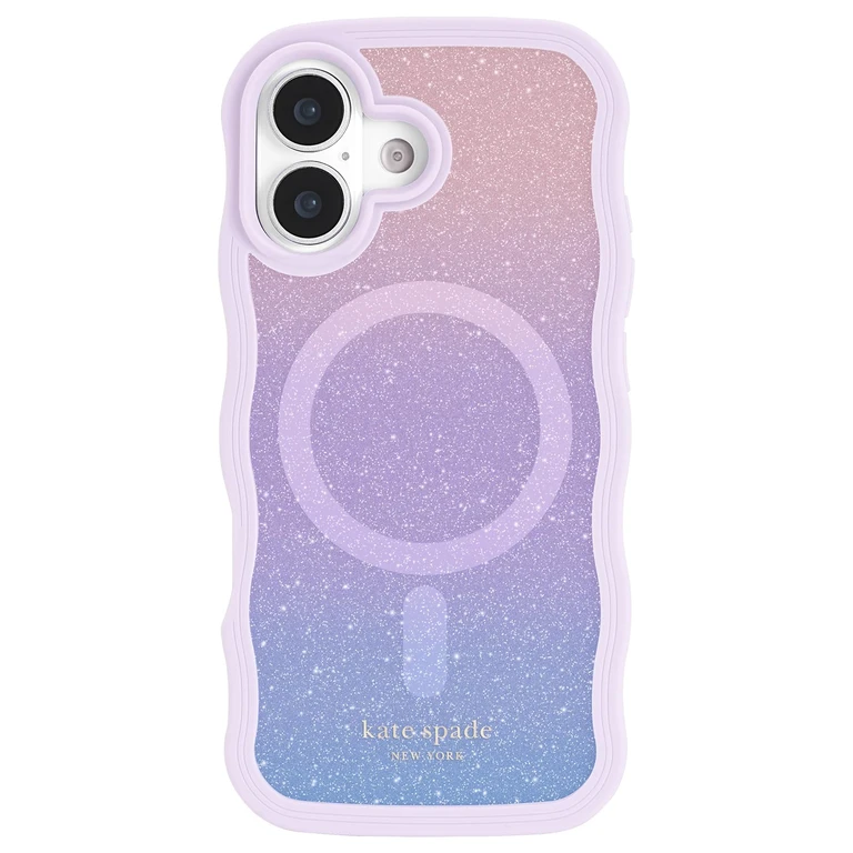New York iPhone 17 Case - Compatible with MagSafe - Designer Phone Case - Opal Glitter