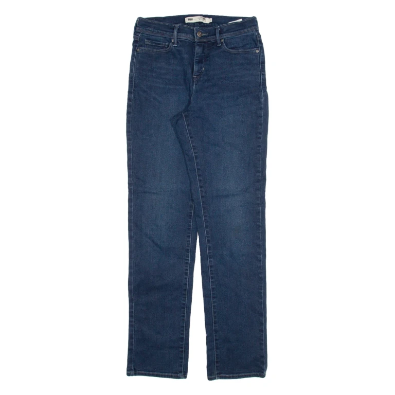 LEVI'S 512 Womens Jeans Blue Regular Straight W27 L32