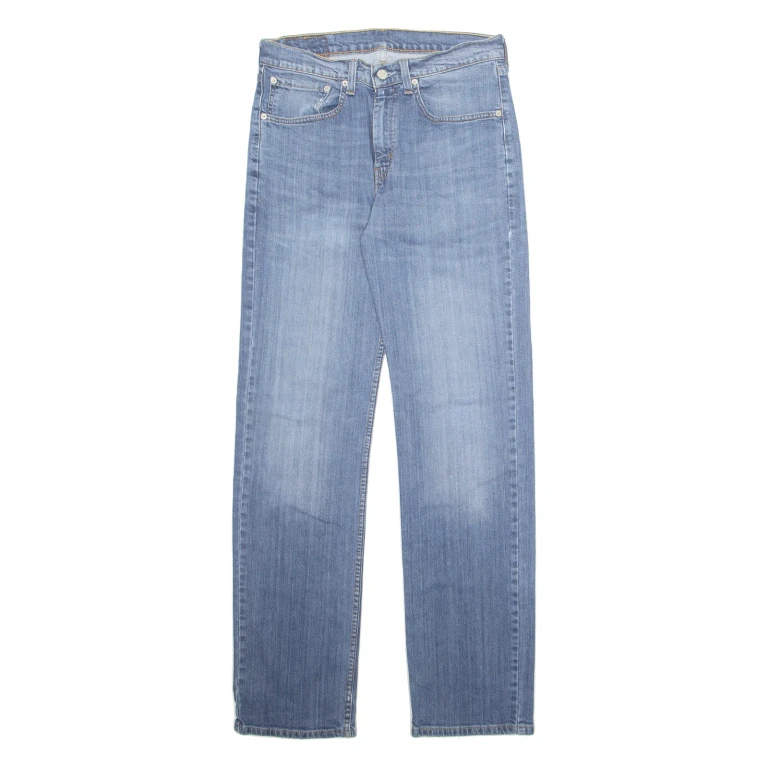 LEVI'S 751 Jeans Mens Blue Regular Straight Stone Wash W31 L34