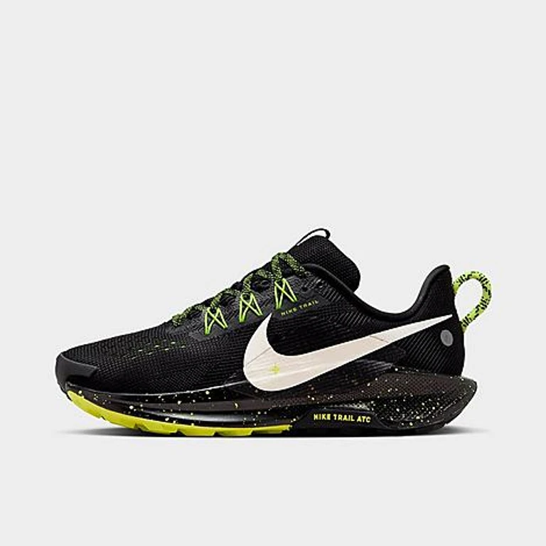Nike Women's Pegasus Trail 5 Trail Running Shoes in Black/Volt Ice/Phantom Size: 5.0