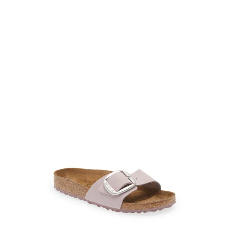 Unisex Madrid Big Buckle Nubuck Leather Yomo Lilac