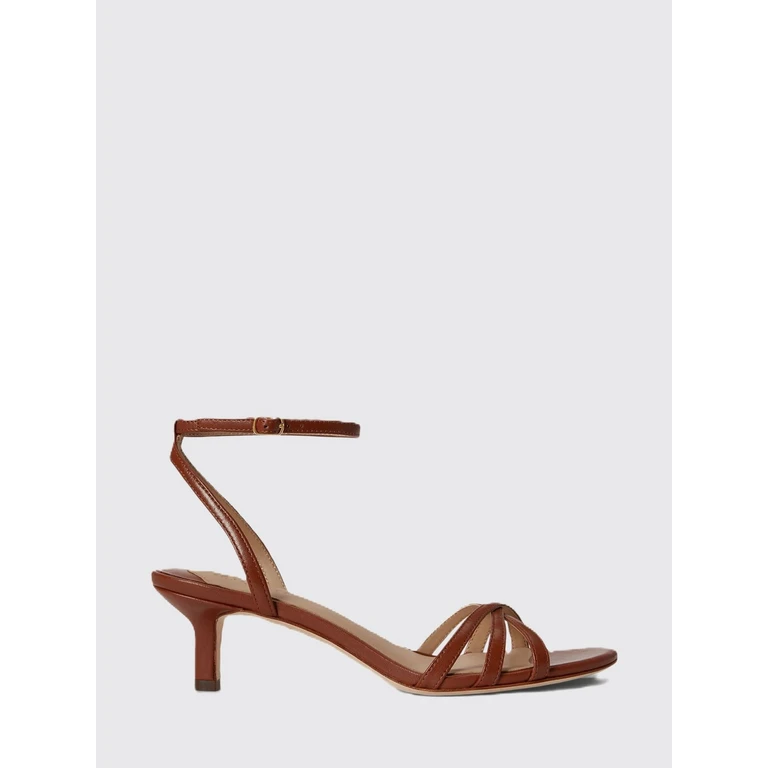Kendyl Sheepskin Leather Stiletto Heel Sandals (802P10397001)