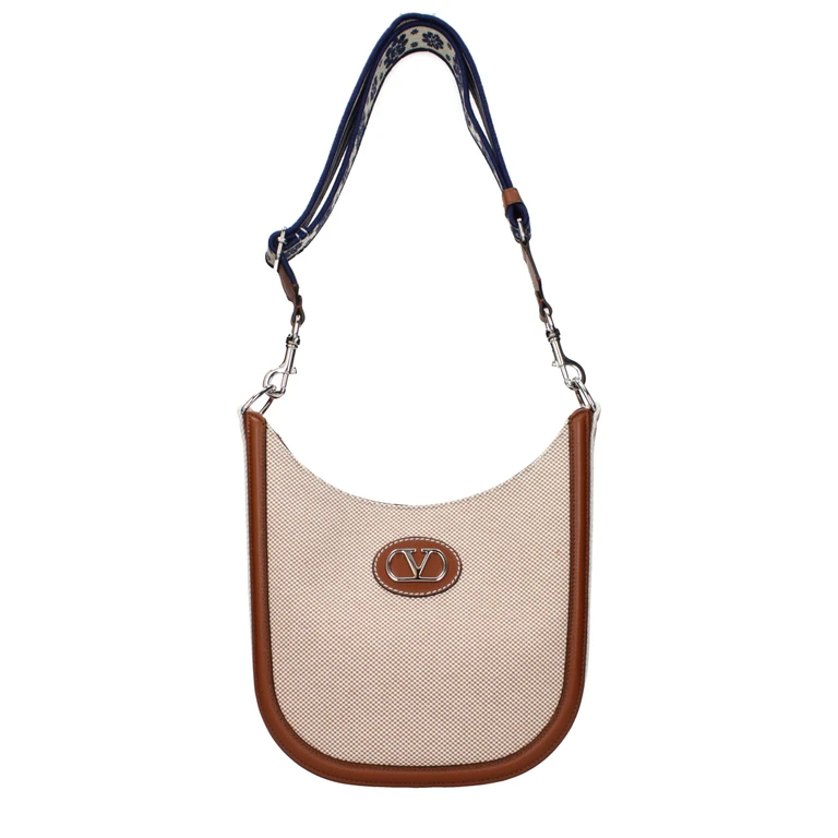 Valentino Garavani Beige Fabric Crossbody Bag - Men