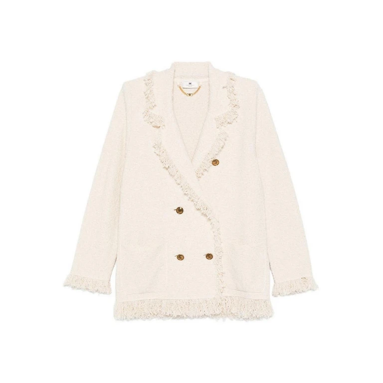 Elisabetta Franchi Blazer - Crème (MK11R62E2FF5)
