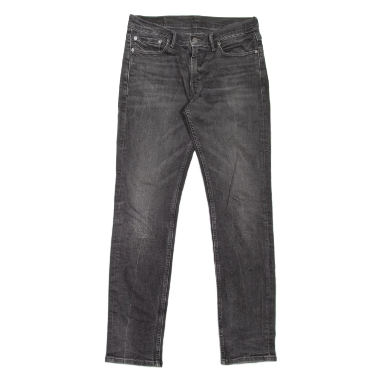 LEVI'S 511 Jeans Mens Grey Slim Straight Stone Wash W31 L32