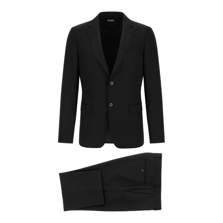 Zegna Robe Au Genou - Noir (317702A3281CGA001)