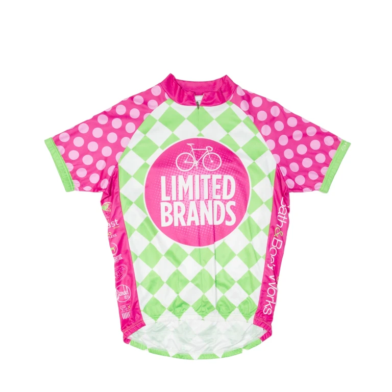 PRIMAL Cycling Mens Jersey Pink 1/2 Zip M