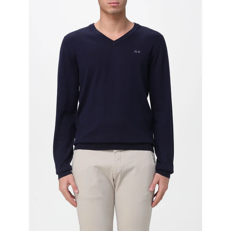 SUN68 Sweater Men color Navy (K4510207)