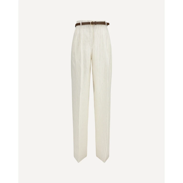 MAX MARA STUDIO Linen Pants Female 40