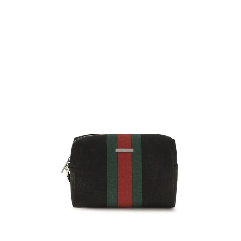 Gucci Black Cotton Handbag Bag - Men