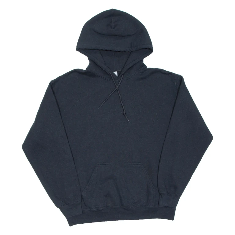 GILDAN Womens Black Hoodie M