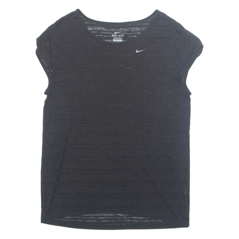 NIKE Dri-fit Womens Sports Top Black S