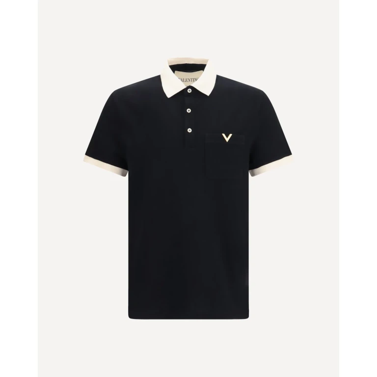 VALENTINO Polo with contrast trims Male L
