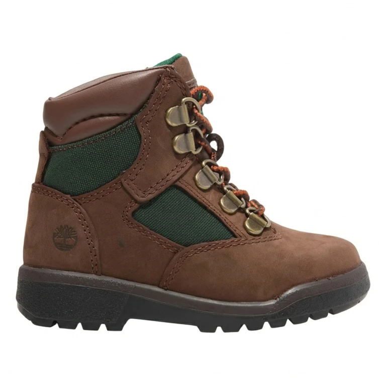 Toddlers 6 Inch Field Boot 'Medium Brown Olive' Boots