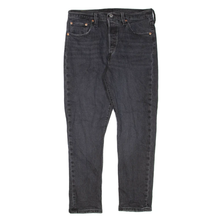 LEVI'S 501 Jeans Womens Grey Regular Straight W29 L28