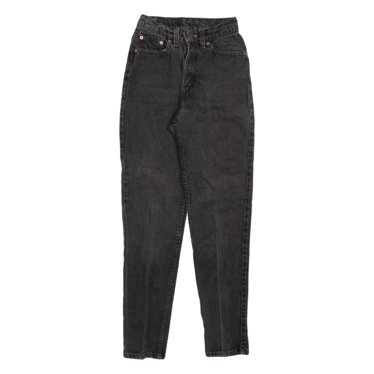 LEVI'S 512 Womens Jeans Grey Slim Tapered 90s W22 L30