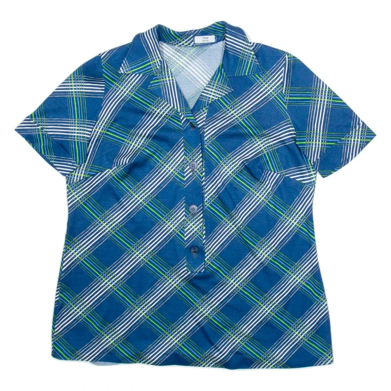 Womens Shirt Blue Check S