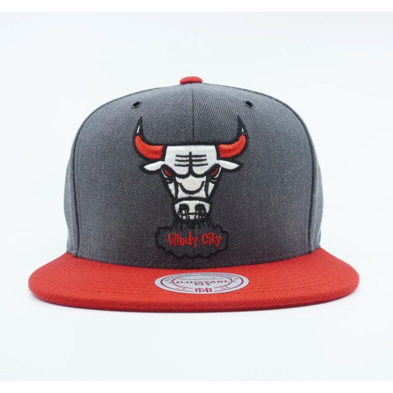 Men's NBA Chicago Bulls 2 Tone Dark Heather Snapback