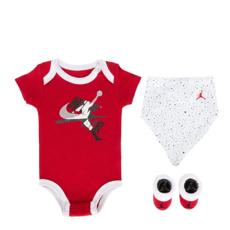 Baby Bodysuit, Bib And Booties 3-Pc Box Set Boots