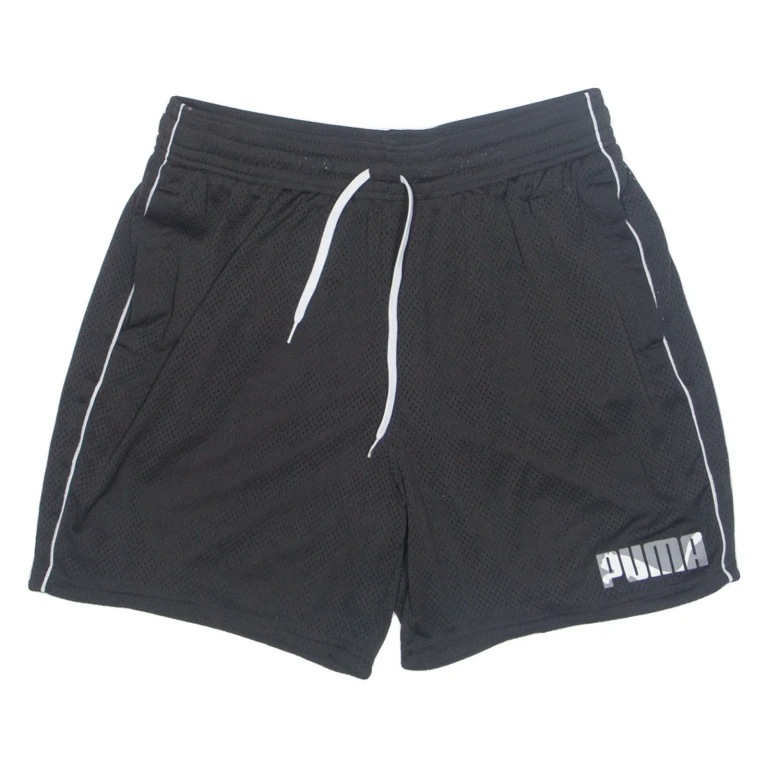PUMA Mens Sports Shorts Black Relaxed XL W32