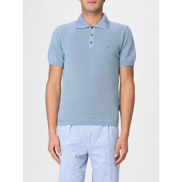 Polo Shirt Men color Blue (MRKF0004AQ414S9880)