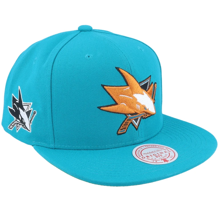 Men's NHL Alternate Flip Snapback Sharks Snapback Caps