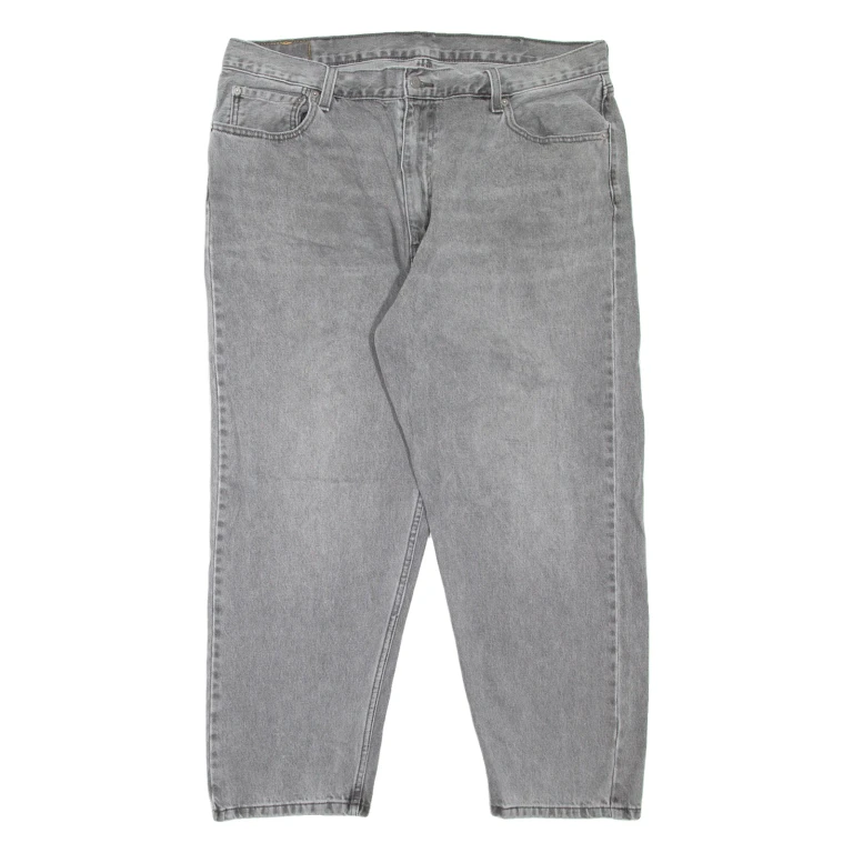 LEVI'S 550 Jeans 92 Mens Grey Relaxed Tapered W40 L27