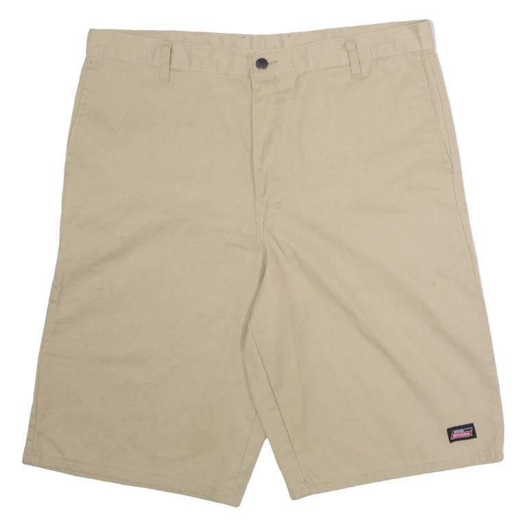 DICKIES Mens Workwear Shorts Beige XL W38