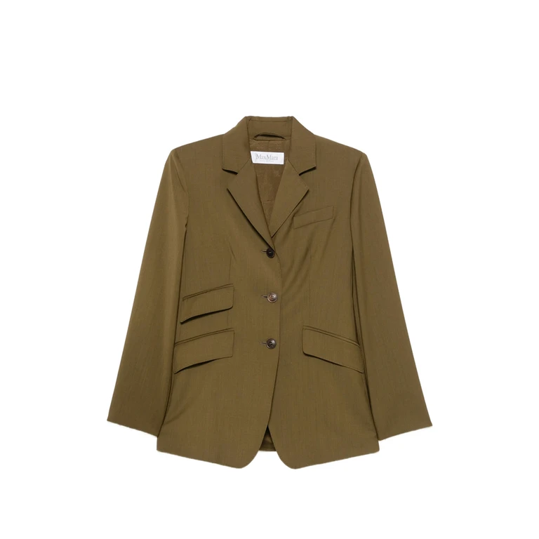 Single-breasted Notched-lapels Jacket