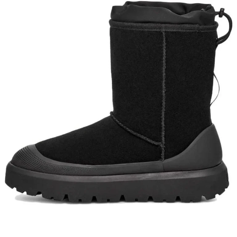 [1143992-bblc] Mens Ugg Classic Short Weather Hybrid 'black' - Black
