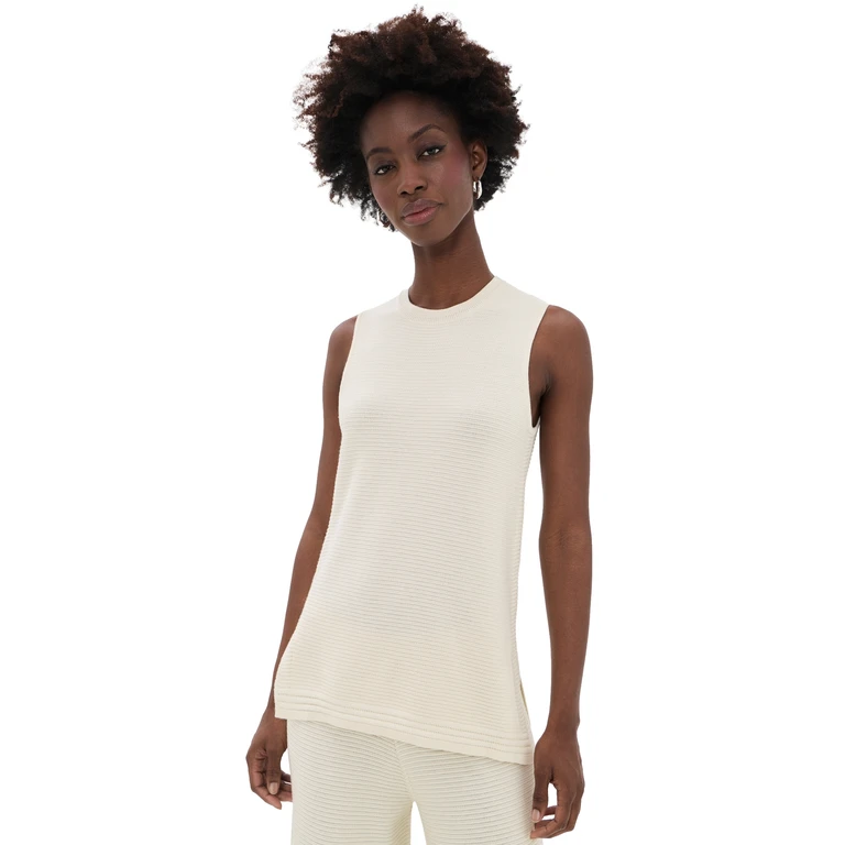 La Ligne Crochet Maxime Top Ivory S