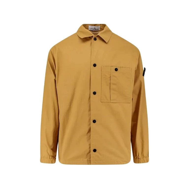 Stone Island Double-Coated Cotton Ripstop Washed Overshirt
