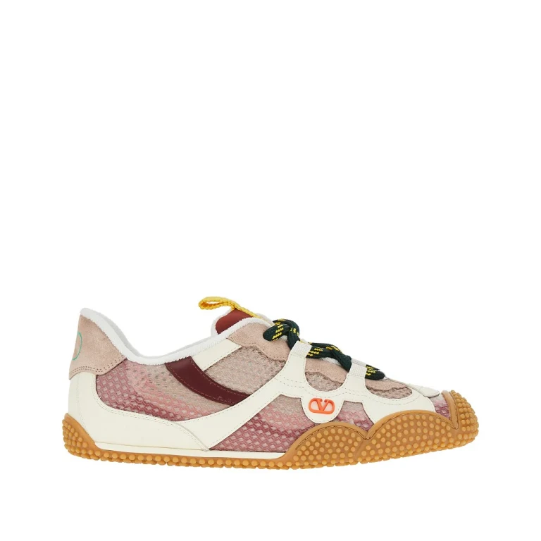 VALENTINO GARAVANI 'Amphibia' fabric and leather sneakers Woman 37+