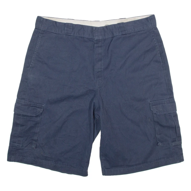 DICKIES Mens Workwear Shorts Blue Loose 2XL W40