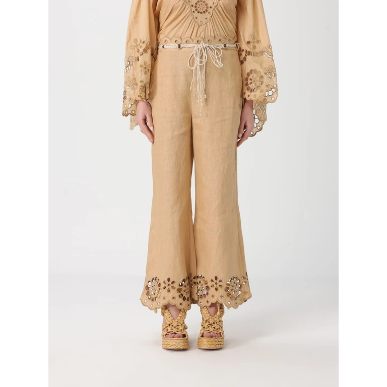Pants Woman color Beige (6071PRS261STRAW)