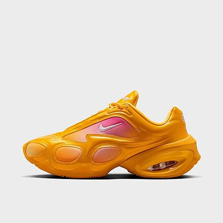 Nike Women's Air Max Muse Casual Shoes in University Gold/Multi-Color/Metallic Gold Size: 5.0