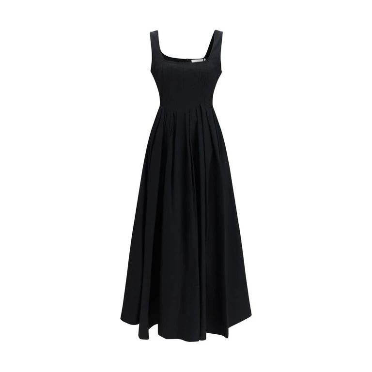Max Mara Black Cotton Casual Dress - Women