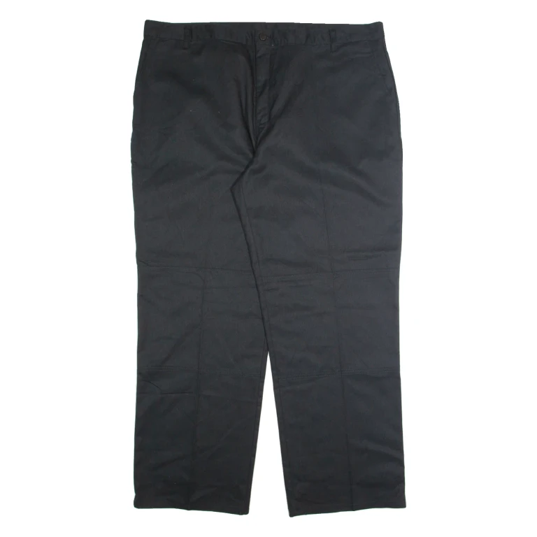 DICKIES Workwear Mens Trousers Black Regular Straight W44 L32
