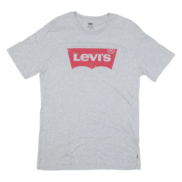 LEVI'S Mens T-Shirt Grey M