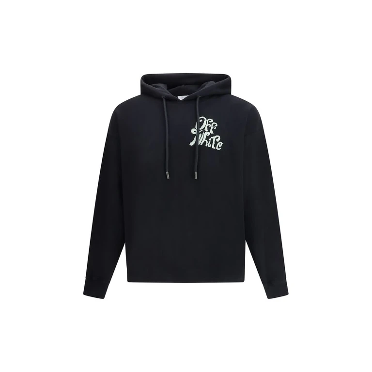 Off-White Black Cotton Sweatshirt Clothing - Men