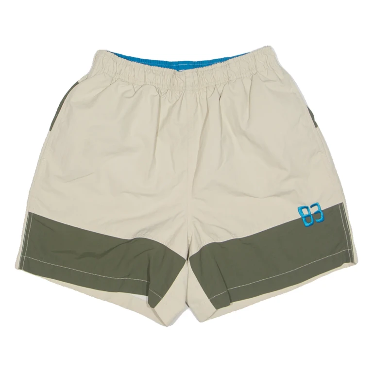 NAUTICA Mesh Lined Mens Swimming Shorts Beige Relaxed S W24