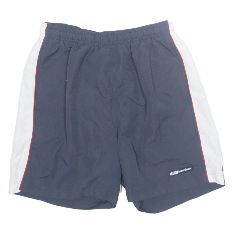 REEBOK Mesh Lined SPORTS Mens Swimming Shorts Blue M W27