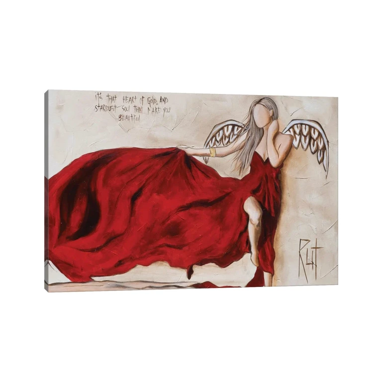 It'S That Heart Of Gold by Ruth's Angels - Canvas Gallery Wrap