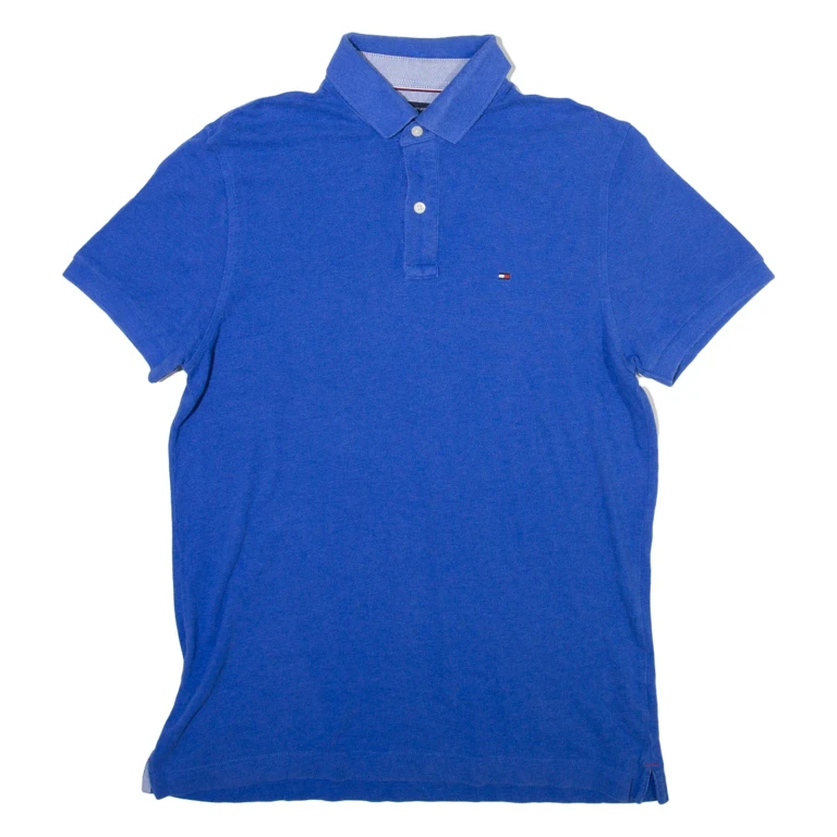 TOMMY HILFIGER Mens Polo Shirt Blue M